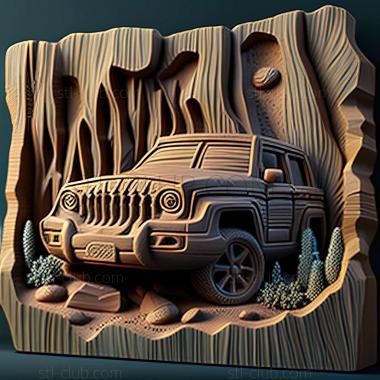 3D модель Jeep Cherokee SJ (STL)